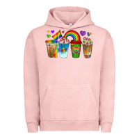 Pigment Salmon lgbtq coffee drinks Urban Hoodie - texasbilliewilder