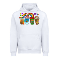 White lgbtq coffee drinks Urban Hoodie - texasbilliewilder