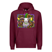 Burgundy mardi gras baby sheep king cake fleur de lis Premium Hoodie - RanaPortraitStore