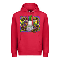 Cardinal mardi gras baby sheep king cake fleur de lis Premium Hoodie - RanaPortraitStore
