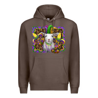 Coffee mardi gras baby sheep king cake fleur de lis Premium Hoodie - RanaPortraitStore