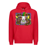 Red mardi gras baby sheep king cake fleur de lis Premium Hoodie - RanaPortraitStore