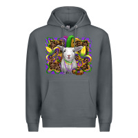 Rock mardi gras baby sheep king cake fleur de lis Premium Hoodie - RanaPortraitStore