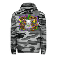 Slate Camo mardi gras baby sheep king cake fleur de lis Premium Hoodie - RanaPortraitStore