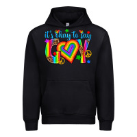 Black its okay to say gay Urban Hoodie - texasbilliewilder