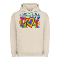 Pigment French Oak its okay to say gay Urban Hoodie - texasbilliewilder