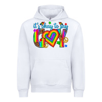 White its okay to say gay Urban Hoodie - texasbilliewilder