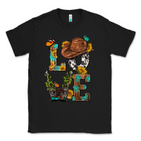 Black Western Love with Gun Classic Tee - BundleAndBundleShop