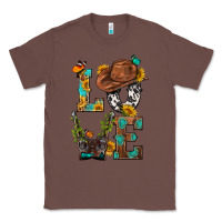 Chestnut Western Love with Gun Classic Tee - BundleAndBundleShop