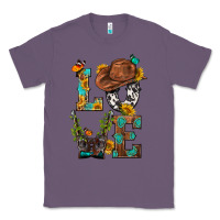 Lavender Western Love with Gun Classic Tee - BundleAndBundleShop