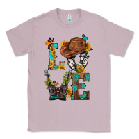 Lilac Western Love with Gun Classic Tee - BundleAndBundleShop