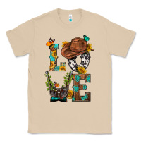 Mushroom Western Love with Gun Classic Tee - BundleAndBundleShop