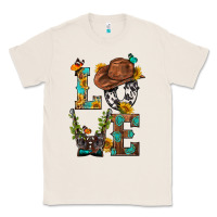 Natural Western Love with Gun Classic Tee - BundleAndBundleShop