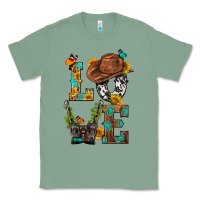 Sage Western Love with Gun Classic Tee - BundleAndBundleShop