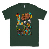Sports Green Western Love with Gun Classic Tee - BundleAndBundleShop