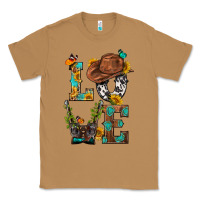 Toasted Coconut Western Love with Gun Classic Tee - BundleAndBundleShop