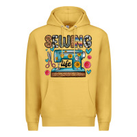 Antique Gold sewing life Premium Hoodie - Zillion Design Studio
