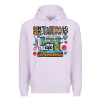Lilac sewing life Premium Hoodie - Zillion Design Studio