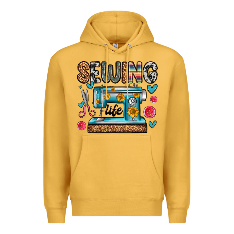 Sewing Life Premium Hoodie by Zillion Design Studio | Teevron