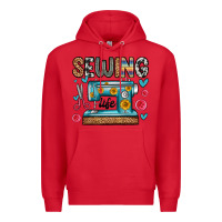 Red sewing life Premium Hoodie - Zillion Design Studio