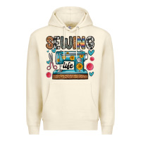 Sandshell sewing life Premium Hoodie - Zillion Design Studio