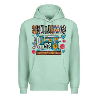 Seafoam sewing life Premium Hoodie - Zillion Design Studio