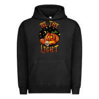 Pigment Black Be the light Urban Hoodie - RanaPortraitStore