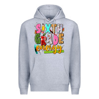 Heather Grey sixth grade energy Premium Hoodie - texasbilliewilder