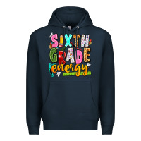 Navy sixth grade energy Premium Hoodie - texasbilliewilder