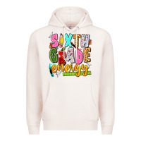 Pale Pink sixth grade energy Premium Hoodie - texasbilliewilder