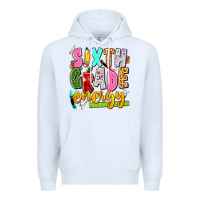 White sixth grade energy Premium Hoodie - texasbilliewilder