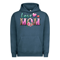 Pigment Midnight Navy love mom Urban Hoodie - Zillion Design Studio