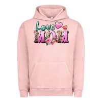 Pigment Salmon love mom Urban Hoodie - Zillion Design Studio