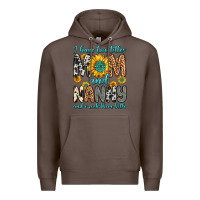 Coffee i have two titles mom and nanny and i rock them bo Premium Hoodie - Zillion Design Studio