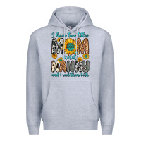 Heather Grey i have two titles mom and nanny and i rock them bo Premium Hoodie - Zillion Design Studio