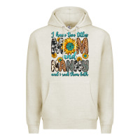 Oatmeal Heather i have two titles mom and nanny and i rock them bo Premium Hoodie - Zillion Design Studio