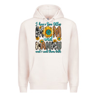 Pale Pink i have two titles mom and nanny and i rock them bo Premium Hoodie - Zillion Design Studio