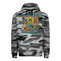 Slate Camo i have two titles mom and nanny and i rock them bo Premium Hoodie - Zillion Design Studio
