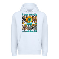 White i have two titles mom and nanny and i rock them bo Premium Hoodie - Zillion Design Studio