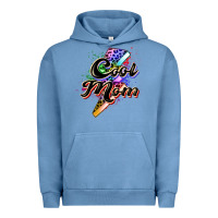 Pigment Pebble Blue cool mom Urban Hoodie - Zillion Design Studio