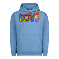 Pigment Pebble Blue lgbtq love Urban Hoodie - texasbilliewilder