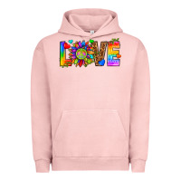 Pigment Salmon lgbtq love Urban Hoodie - texasbilliewilder
