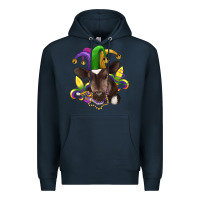 Navy mardi gras baby cow Premium Hoodie - RanaPortraitStore
