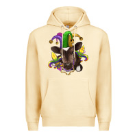 Pina Colada mardi gras baby cow Premium Hoodie - RanaPortraitStore
