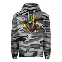 Slate Camo mardi gras baby cow Premium Hoodie - RanaPortraitStore