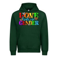 Forest Green love has no gender pride lgbtq Urban Hoodie - texasbilliewilder