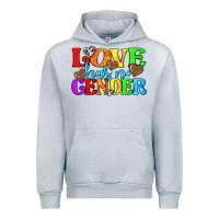 Heather Grey love has no gender pride lgbtq Urban Hoodie - texasbilliewilder