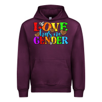 Mauve Wine love has no gender pride lgbtq Urban Hoodie - texasbilliewilder