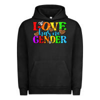 Pigment Black love has no gender pride lgbtq Urban Hoodie - texasbilliewilder