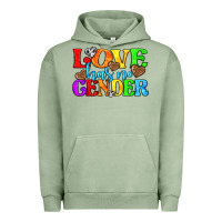Pigment Oil Green love has no gender pride lgbtq Urban Hoodie - texasbilliewilder